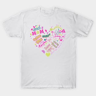 MOM: You're the heart of our Family T-Shirt